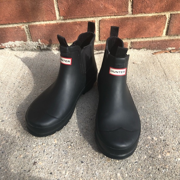 kids hunter ankle boots